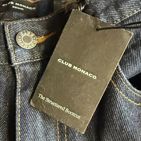 CLUB MONACO Women's The Structured Bootcut Jeans Size 24 NWT - Picture 7 of 8